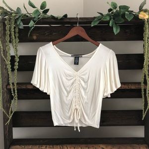 Boho Sinched Crop Top